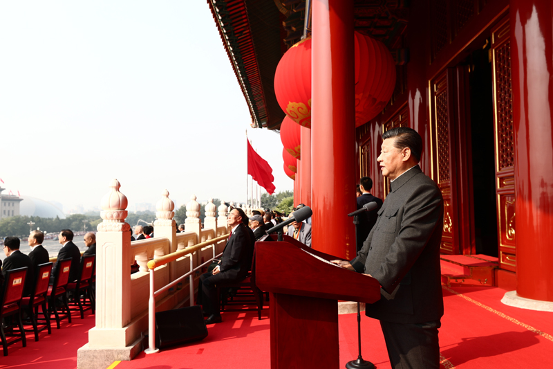 10月1日上午，庆祝中华人民共和国成立70周年大会在北京天安门广场隆重举行🤦。中共中央总书记🦷🐷、国家主席、中央军委主席习近平发表重要讲话。